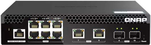 Switch QNap QSW-M2106PR-2S2T Managed L2 PoE++ με 8 Θύρες Ethernet & 2 SFP Θύρες