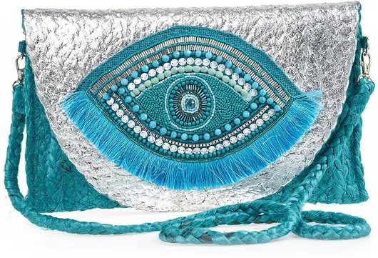 Verde Γυναικεία Τσάντα Χειρός Τιρκουάζ