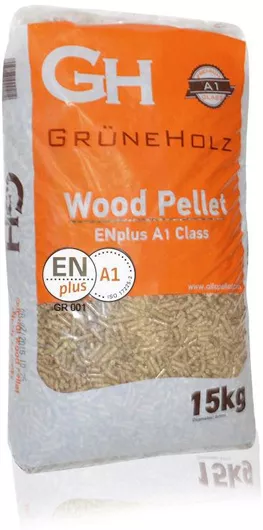 Παλέτα Πέλλετ AlfaWood GruneHolz ENplus A1 Κλάση 72 Σακιά 1080kg