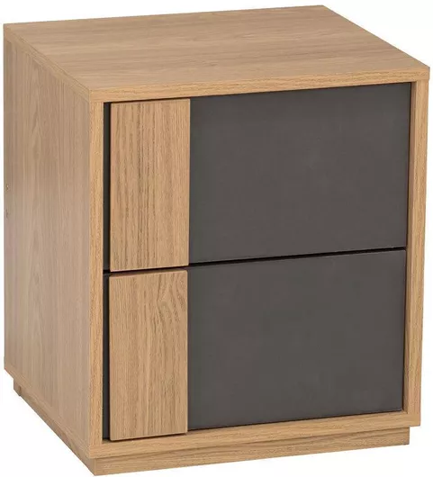 Κομοδίνο Jenga Ξύλινο 40x35x40cm Μπεζ