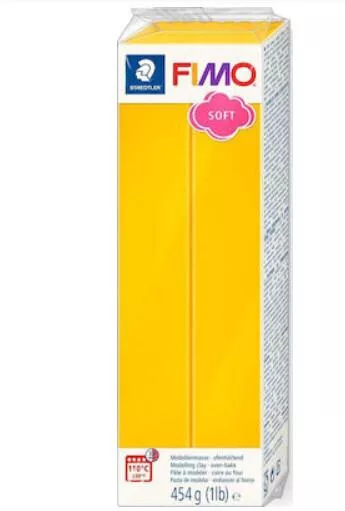 Πηλός Staedtler Soft Πολυμερικός Μοντελοποίησης Κίτρινος 454gr