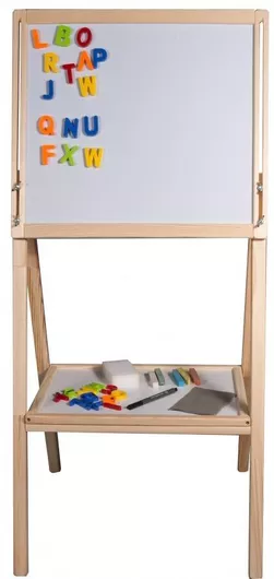 Ξύλινος Πίνακας Ζωγραφικής Double-sided Wooden Board Ms1 3801005600748 Moni Toys Moni-111377