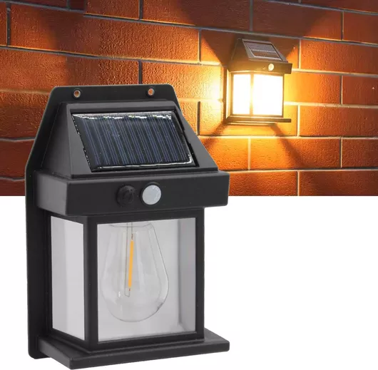 Ηλιακό Φωτιστικό Keskor Επιτοίχιο με Αισθητήρα Κίνησης & Φωτοκύτταρο IP65