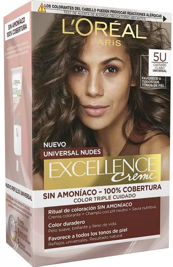 L'Oreal Paris Excellence Creme Βαφή Μαλλιών 5U Light Brown
