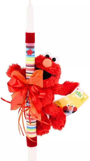 Πασχαλινή Λαμπάδα Elmo Sesame Street Λούτρινο 19cm