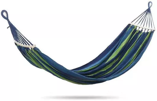 Αιώρα Υφασμάτινη 200x150cm Μπλε / Κίτρινo