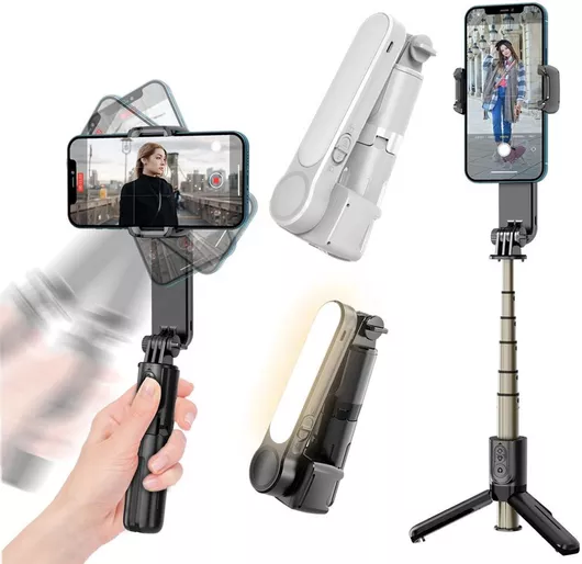Τρίποδo Κινητoύ Techsuit Selfie Stick Κινητού με Bluetooth Μαύρο