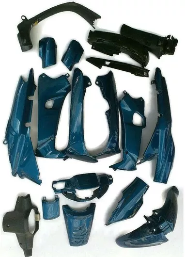 Strong Σετ Πλαστικά Μοτοσυκλέτας για Honda Astrea Supra 100 Μπλε