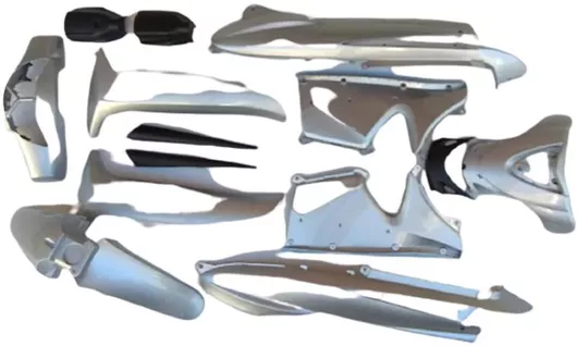 Σετ Πλαστικά Μοτοσυκλέτας για Modenas Kristar 125 Ασημί