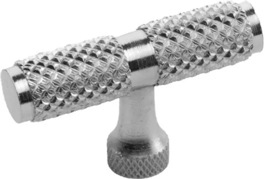 Viobrass Αντικέ Πόμολο Επίπλου από Μέταλλο Νίκελ Ματ 50mm (Απόσταση Κέντρων 31mm) 87-4