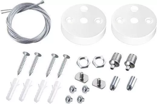 Spot Light Ανάρτηση Τοποθέτησης για Φωτιστικά Λευκή 6856