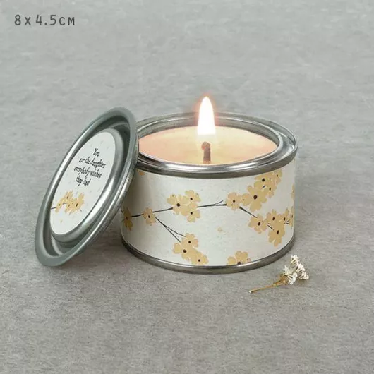 Κερί Μεταλλικό Κουτί-you Are Daughter