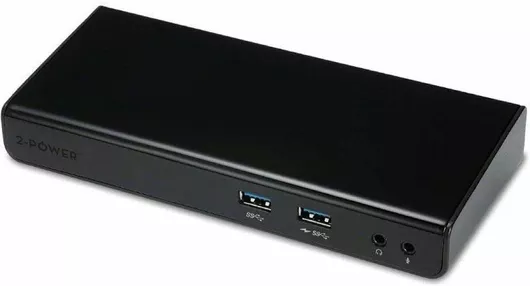Docking Station Laptop 2 Power Dock με HDMI 4K Ethernet Μαύρο DOC0101A