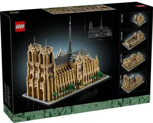 Τουβλάκι Lego Architecture Notre-Dame De Paris για 18+ Ετών 4383τμχ
