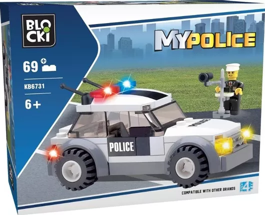 Τουβλάκι Blocki MyPolice Police Control 69τμχ