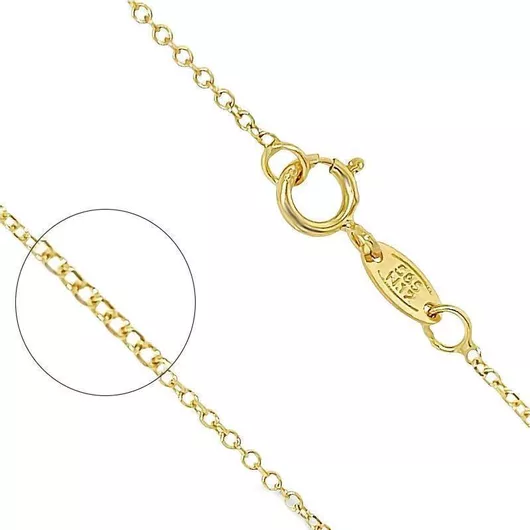 Αλυσίδα Λαιμού Xryseio Ανδρική Χρυσή 14K