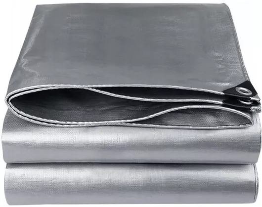 Μουσαμάς Grasher Αδιάβροχος 250gr/m² 5x3μ. Βαρέως Τύπου Γκρι