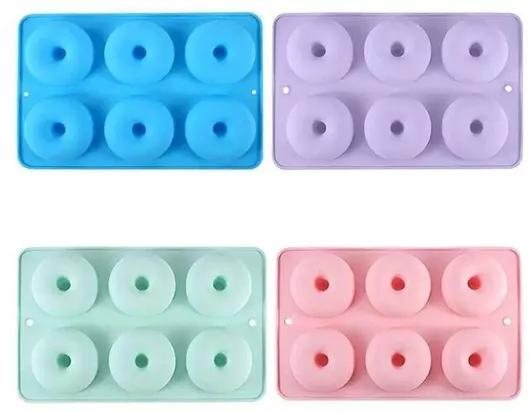 Φόρμα Ζαχαροπλαστικής για Cupcakes/Muffins από Σιλικόνη 6 Θέσεων