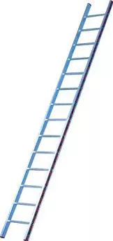 Σκάλα GTC Επαγγελματική Αλουμινίου Μονή Αλουμινίου με 11 Σκαλοπάτια