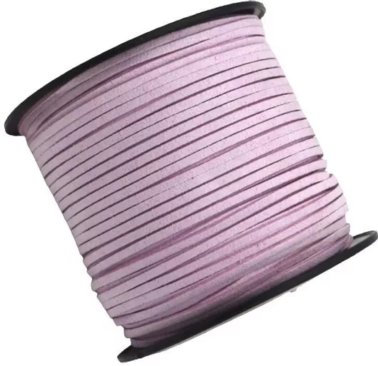 Κορδόνι Τύπου Σουέτ Μοβ 3mm 100υ 151-03