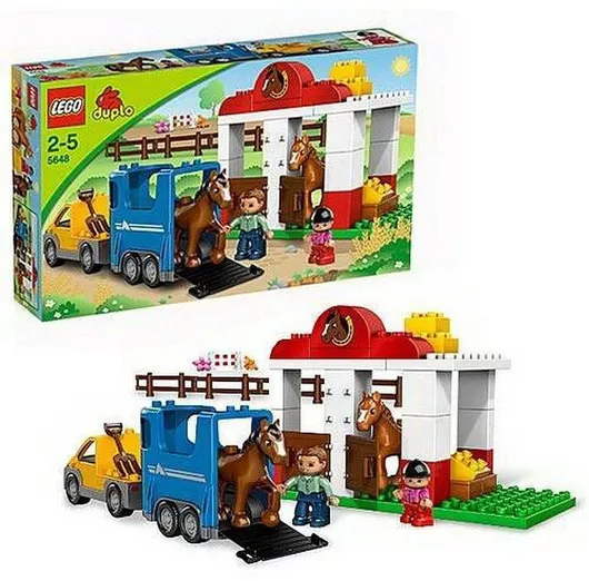 Τουβλάκι Lego Duplo Στάβλοι Αλόγων για 2 - 5 ετών