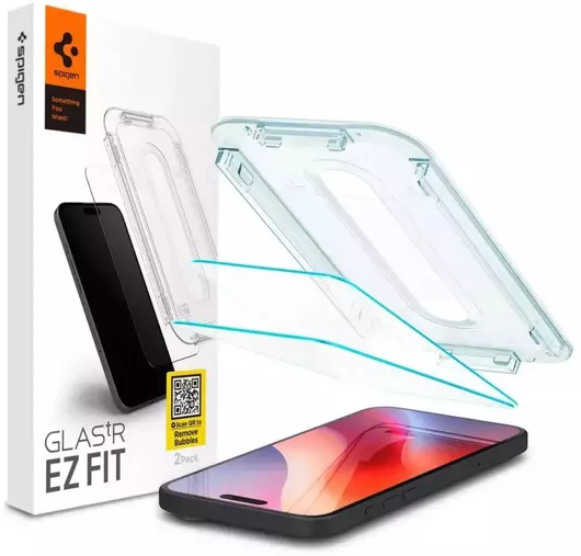 Spigen GLAS.tR EZ FIT Tempered Glass 2τμχ iPhone 16 Pro