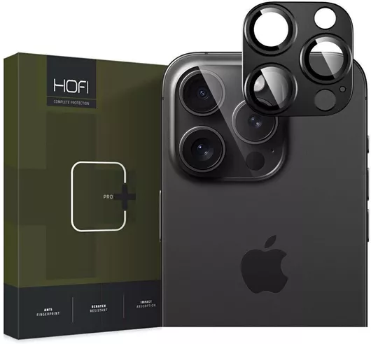 Tempered Glass Κάμερας Hofi FullCam Pro+ για Apple iPhone 16 Pro/16 Pro Max Μαύρο