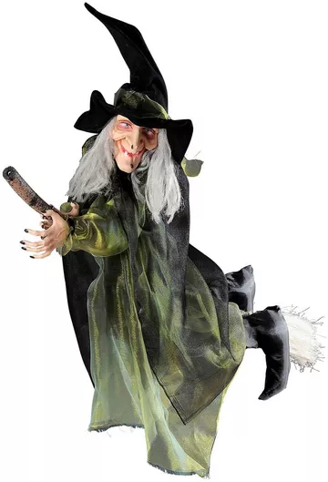 Αποκριάτικο Αξεσουάρ Halloween Διακοσμητικό Μάγισσα 100cm Μαύρο