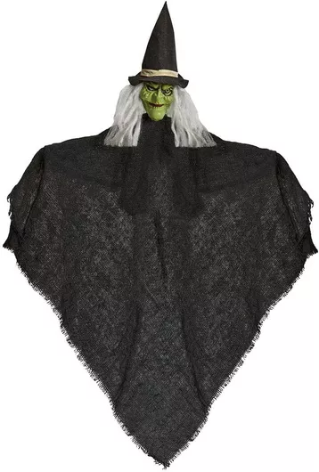 Αποκριάτικο Αξεσουάρ Halloween Διακοσμητικό Μάγισσα 50cm Μαύρο