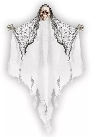 Αποκριάτικο Αξεσουάρ Halloween Διακοσμητικό Σκελετός 61cm Λευκό