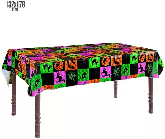 Αποκριάτικο Αξεσουάρ Halloween Τραπεζομάντυλο 132x178cm