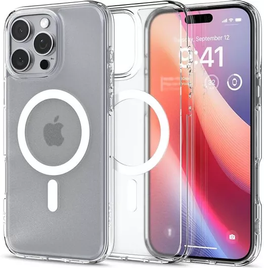 Θήκη Κινητού Spigen Back Cover με MagSafe για Apple iPhone 16 Pro Max Πλαστικό Frost Clear