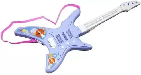 Μουσικό Παιχνίδι Κιθάρα Ροκ με Ενσωματωμένη Μελωδία για 6+ Ετών Μοβ