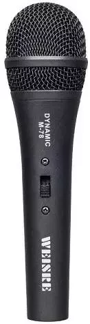 Μουσικό Παιχνίδι Μικρόφωνο Weisre Ενσύρματο Μαύρο