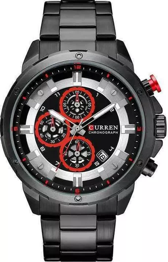 Ανδρικό Ρολόι Curren CR Black