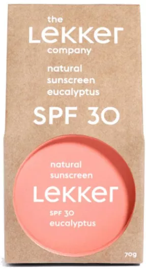 Αντηλιακό Προσώπου The Lekker Eucalyptus Mineral Κρέμα SPF30 70gr