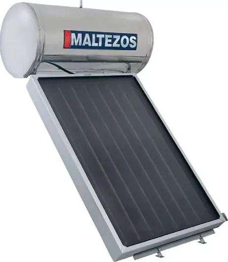 Ηλιακός Θερμοσίφωνας Maltezos MALT SAC 160 λίτρων Inox Διπλής Ενέργειας με 1.95τ.μ. Συλλέκτη