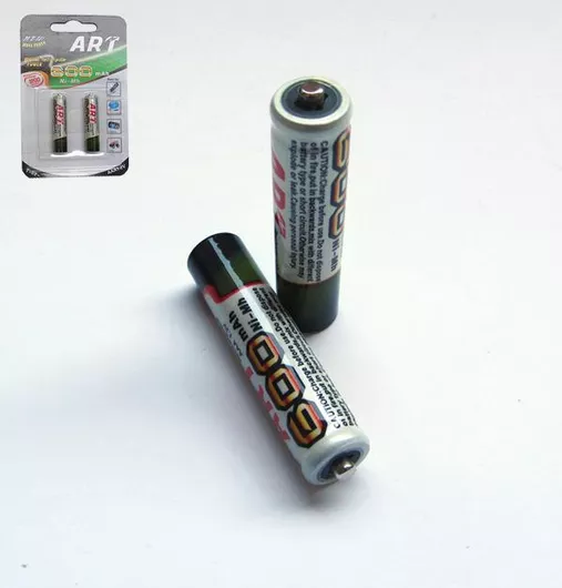 Επαναφορτιζόμενη Μπαταρία Art AAA Ni-Cd 600mAh 1.2V Σετ 2τμχ