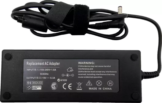 Φορτιστής Laptop 120W 19V 6.3A για Toshiba χωρίς Καλώδιο Τροφοδοσίας