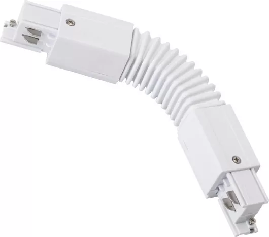 Elmark Skyway 120 Σύνδεσμος Ράγας Φωτιστικών Τύπου L Εύκαμπτος Λευκός για Σποτ σε Λευκό Χρώμα 94120M