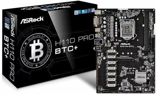 ASRock H110 Pro BTC+ Motherboard ATX με Intel 1151 Socket