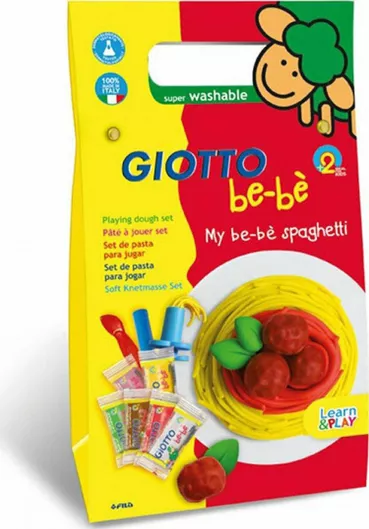 Σετ Παιχνιδιού Πλαστελίνης Giotto My Bebe Spaghetti για 2+ Ετών