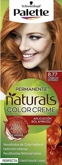 Ημιμόνιμη Βαφή Μαλλιών Palette Natural Tinte 8.77 cobrizo intenso