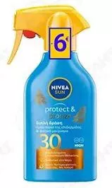 Nivea Protect & Bronze Αδιάβροχη Αντηλιακή Λοσιόν για το Σώμα SPF30 σε Spray 270ml