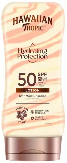 Αντηλιακό Σώματος Hawaiian Tropic Silk Hydration Sun Lotion Αδιάβροχη Λοσιόν SPF50 180ml