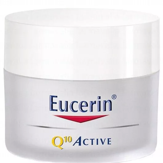 Κρέμα Προσώπου Eucerin Q10 Active Day Cream Dry Skin Ενυδατική & Αντιγηραντική Ημέρας για Ξηρές Επιδερμίδες 50ml