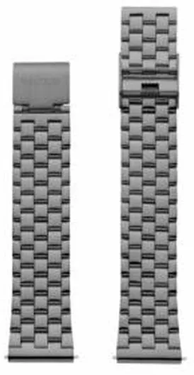 Λουράκι Ρολογιού WATX & CO Μεταλλικό Μπρασελέ 18mm Μαύρο