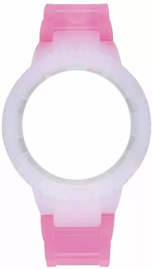 Λουράκι Ρολογιού WATX & CO Καουτσούκ 43mm Ροζ