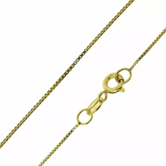 Αλυσίδα Ασήμι 925 104100798.140 Βενετσιάνα 0,5mm Επίχρυση 40cm