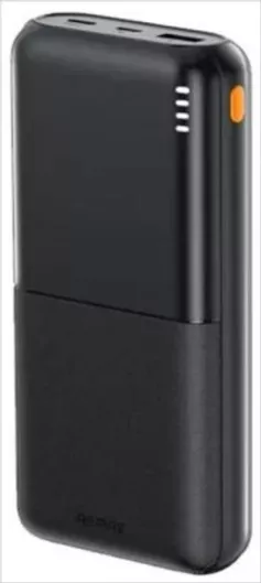 Power Bank Remax RPP-23 Lango II Series 2.4A 10000mAh με 2 Θύρες USB-C Quick Charge Μαύρο